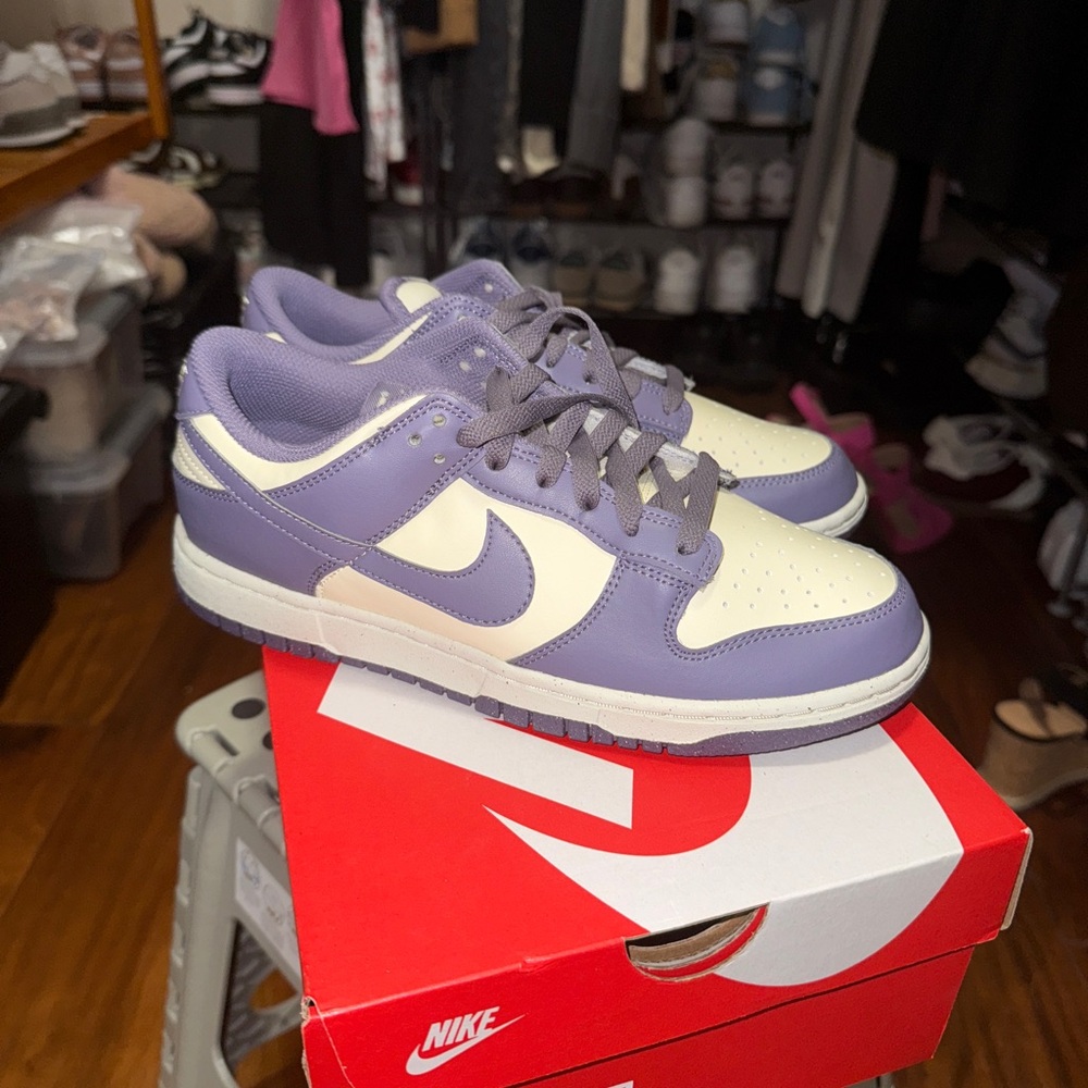 Nike Lavender and White Sneakers